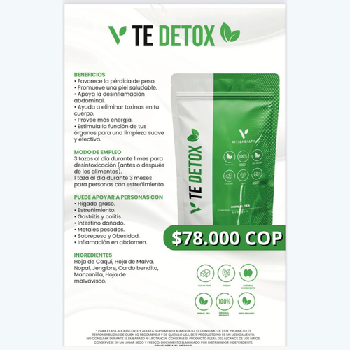 DESINTOXICACIÓN V-TE DETOX